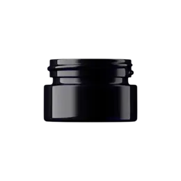 0.34oz / 10ml 34-400 Violet Glass Straight Sided Cosmetic Jar