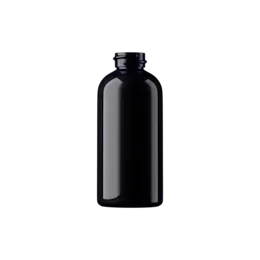 1oz / 30ml 18-400 Violet Glass Boston Round Cosmetic Bottle