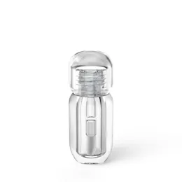 3.5ml / 0.12oz PETG Cylinder Lip Gloss, Lip Oil, or Concealer Tube with Domed Cap & Big Applicator