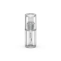 3.5ml / 0.12oz PETG Cylinder Lip Gloss, Lip Oil, or Concealer Tube with Flat Cap
