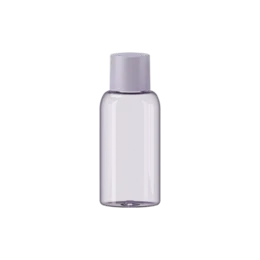 1.35oz / 40ml PP Round Cosmetic Bottle with PP Orifice Reducer and Screw Cap