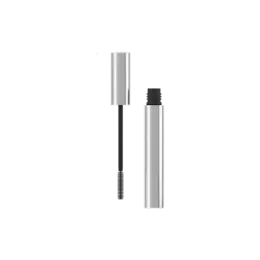 0.22oz / 6.4ml Cylinder PET Mascara Tube with ABS Cap, TPU Bristle Brush & Wiper