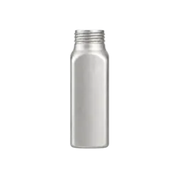 7oz / 210ml Child-Resistant Aluminum Square Packer Bottle with 38mm Neck