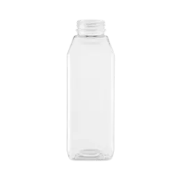 16oz Square 38mm DBJ PET Bottle