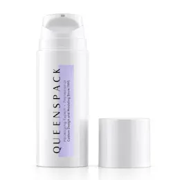3.4oz / 100ml PP Cylinder Airless Pump Bottle with Flush PP Overcap & PP Pump, 0.5cc Dosage