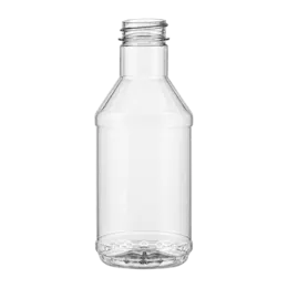 40oz / 1.18L 38-400 PET Decanter Bottle with Label Panel