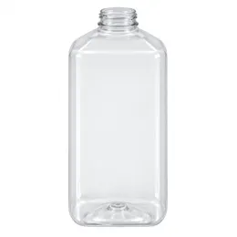 20oz / 591ml 38-400 PET Square Beverage Bottle