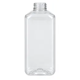 32oz / 946ml 38-400 PET Square Beverage Bottle