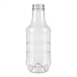 18oz / 532ml 38-400 PET Round Ribbed Sauce Bottle