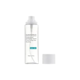 4.4oz / 130ml Clear PET Cylinder Spray Bottle with Wide-Angle Fine Mist Sprayer & Overcap