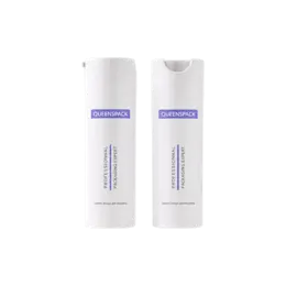1oz / 30ml PP Cylinder Airless Pump Bottle with Integrated Recessed Pump