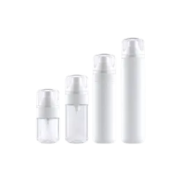 2.7oz / 80ml Clear PET Round Spray Bottle with Fine Mist Sprayer & Clear Rounded Overcap