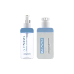 5.1oz / 150ml PET Rectangular Cleanser Pump Bottle with Clip Lock & PP Pump