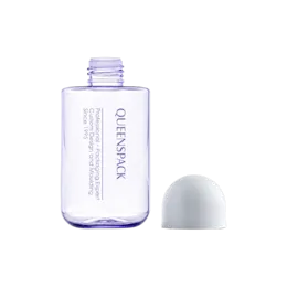 6.8oz / 200ml PET Round Cleanser Bottle with PE Orifice Reducer Domed ABS Cap