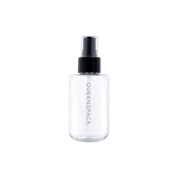 4.1oz / 120ml Clear PET Round Lotion Pump Bottle with Clear Overcap