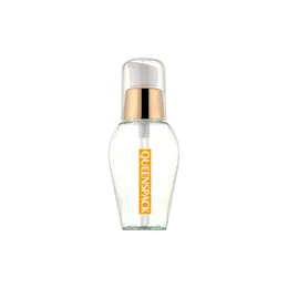 1.4oz / 40ml Clear PET Inverse Teardrop Pump Bottle with Clear Overcap & Aluminum Pump Collar