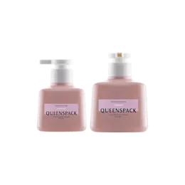 6.8oz / 200ml PETG Square Cleanser Pump Bottle with Lock-Down PP Pump