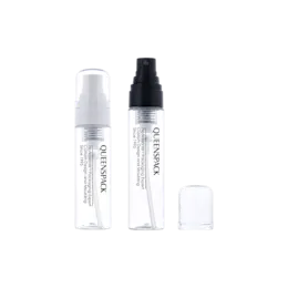 1.7oz / 50ml PET Slim Cylinder Spray Bottle with Clear Overcap & Continuous Spray Pump Sprayer