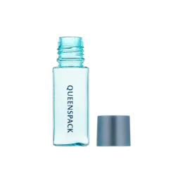 0.34oz / 10ml Clear PETG Cylinder Cosmetic Bottle with PP Cap