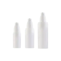 1oz / 30ml Refillable PP Double-Wall Cylinder Pump Bottle with PP Overcap & PP Inner Bottle