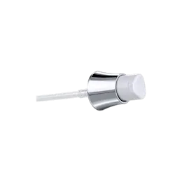 1oz / 30ml Acrylic Double-Wall Cylinder Pump Bottle with Clear Acrylic Overcap, PP Inner Bottle & Pump & Aluminum Pump Collar