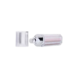 1oz / 30ml Acrylic Double-Wall Square Pump Bottle with Clear Acrylic Overcap, PP Inner Bottle & Aluminum Inner Bottle