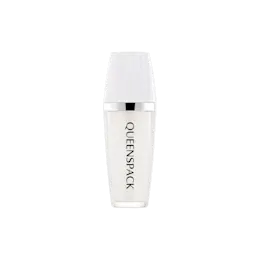 3.4oz / 100ml Acrylic Double-Wall Oval Pump Bottle with ABS Overcap, Metallized Shoulder & Aluminum Pump