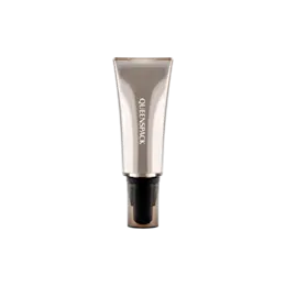 1oz / 30ml AS Double-Wall Tube-Shaped Pump Bottle with Clear AS Overcap, Clear AS Outer Wall, PE Inner Bottle & PP Pump