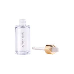 0.51oz / 15ml PETG Cylinder Dropper Bottle with Bulb Dropper & Metallized Collar