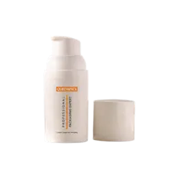 1.7oz / 50ml PP Cylinder Airless Pump Bottle with Flush PP Overcap, 0.22cc Dosage