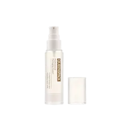 1oz / 30ml PP Cylinder Airless Pump Bottle with Clear Overcap, 0.22cc Dosage