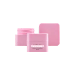 1.7oz / 50ml PP Rounded Square Cream Jar with Flush Cap & PP Sealing Disc