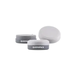 3.4oz / 100ml PP Low-Profile Straight Sided Cream Jar with Flush Cap & PP Sealing Disc