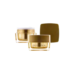1oz / 30ml Acrylic Double-Wall Square Cream Jar with Flush Cap & PP Sealing Disc