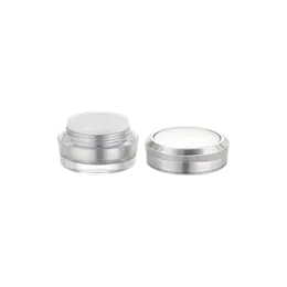 3.4oz / 100ml Acrylic Double-Wall Tapered Cosmetic Jar with PP Sealing Disc