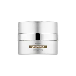1oz / 30ml Aluminum Double-Wall Straight Sided Cream Jar with Glass Inner Jar, Flush Cap & Silver Accent Band