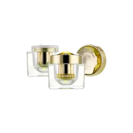 1.7oz / 50ml Acrylic Thick-Wall Square Cream Jar with Diamond-Cut Detail Closure & Aluminum Cap Rim