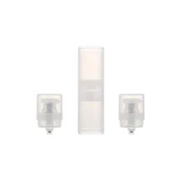 2x10ml / 0.34oz PP Slim Cylinder Dual-Ended Two Chamber Airless Pump Bottle, 0.22cc Dosage