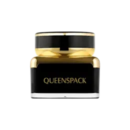 1oz / 30ml Acrylic Double-Wall Square Cream Jar with Decorative ABS Cap & PP Sealing Disc