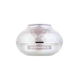 1oz / 30ml MS Double-Wall Flared Dome Cream Jar with Faceted Pattern MS Closure, PP Inner Jar & PE Sealing Disc