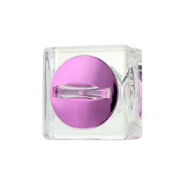 1oz / 30ml Acrylic Double-Wall Square Cream Jar with Handled ABS Cap, PP Inner Jar & PE Sealing Disc