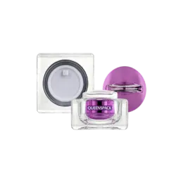 1oz / 30ml Acrylic Double-Wall Square Cream Jar with Handled ABS Cap, PP Inner Jar & PE Sealing Disc