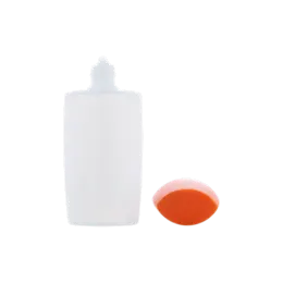 1.7oz / 50ml PE Round Tottle with Integrated Dropper Nozzle