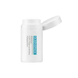 1.7oz / 50ml PP Cylinder Airless Pump Bottle with Flip Top Cap & PP Disc Pump