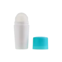 2.5oz / 75ml Monomaterial PP Tapered Cylinder Roll-On Bottle with Overcap