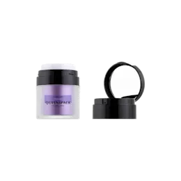 0.51oz / 15ml Acrylic Double-Wall Straight Sided Airless Jar, Hinged Cap with Mirror & Applicator Storage
