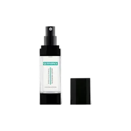 1oz / 30ml AS Square Airless Pump Bottle with Matching ABS Overcap & Aluminum Pump, 0.22cc Dosage