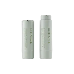 1oz / 30ml Refillable ABS Cylinder Airless Pump Bottle with Retractable ABS Pump & PP Inner Bottle, 0.24cc Dosage