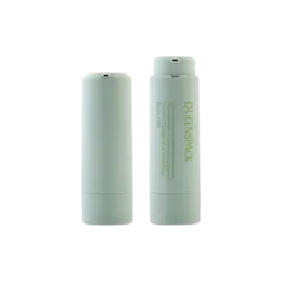 1.7oz / 50ml Refillable ABS Cylinder Airless Pump Bottle with Retractable ABS Pump & PP Inner Bottle, 0.24cc Dosage