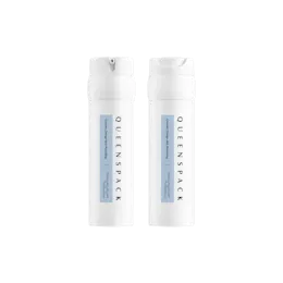 1.7oz / 50ml AS Cylinder Airless Pump Bottle with Integrated Recessed Pump, 0.23cc Dosage